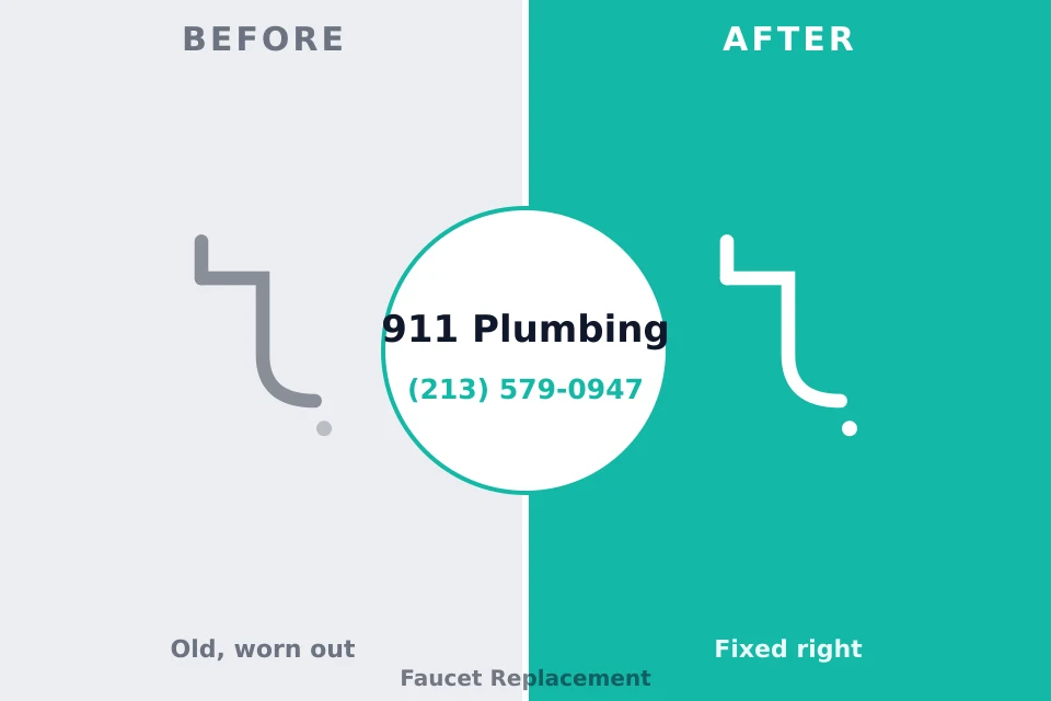 Before and after: plumbing repair Chincoteague, VA